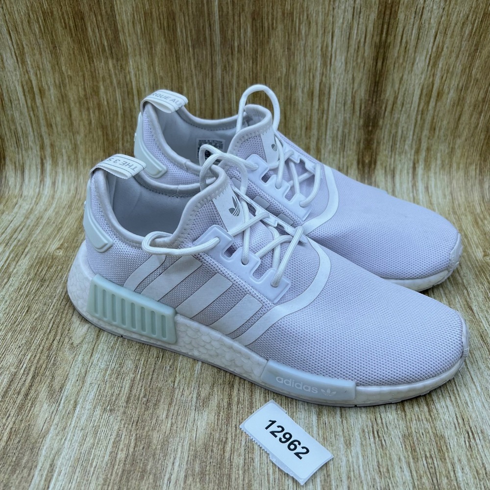 adidas NMD R1 Women's Size 9 White Shoes Boost Sneakers Athletic GX8313 - Picture 10 of 10